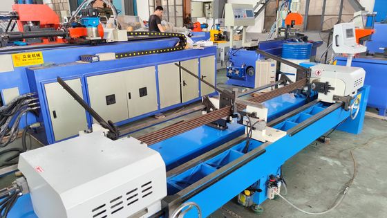 DJ80 Hidrolik Çift Başlı Katı Tüp Çamlama Makinesi Son Mill
