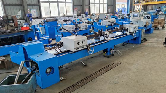 DJ80 Hidrolik Çift Başlı Katı Tüp Çamlama Makinesi Son Mill