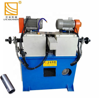 Precision End Chamfering Machine Çift Başlı Yuvarlak Tüp / Yuvarlak Çubuk Chamfering Mill