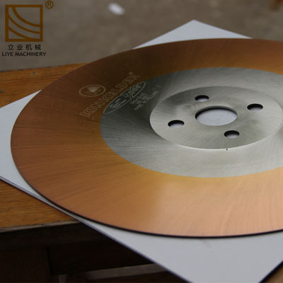 Ti kaplamalı aşınma direnci disk çelik 1-4 mm HSS testere bıçağı