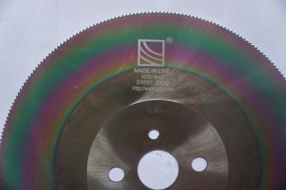140 144 Diş boşluğu Ti kaplamalı Hss Dairesel Çakma Bıçakları Metal Kesme