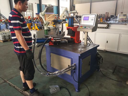 CH80 7.5kw boru çentikleme makinesi Tek başlı hassas delikleme makinesi