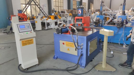 CH60 Hidrolik Boru Çakma Makinesi Paslanmaz Çelik Tüp Galvanizli Boru Bıçaklama Makinesi