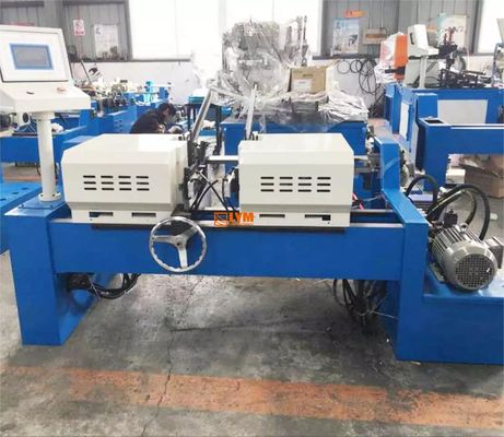 Otomatik boru ucu çemberleme makinesi Çift uçlu metal boru çemberleme makinesi