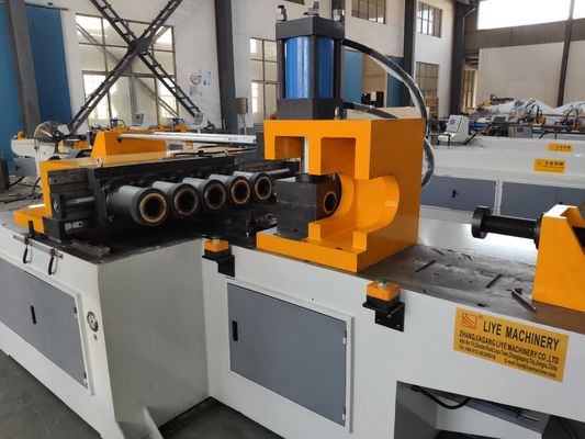 Çok istasyonlu kazan borusunun eğimini azaltma makinesi Çelik kare spiral boru şekillendirme makinesi