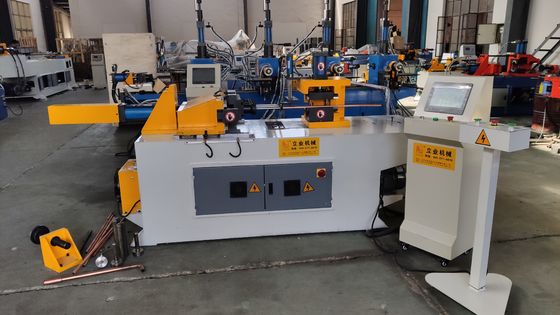 SG40NC boru ucu şekillendirme makinesinin 4 istasyonu 2 inç çelik boru küçülmesi için