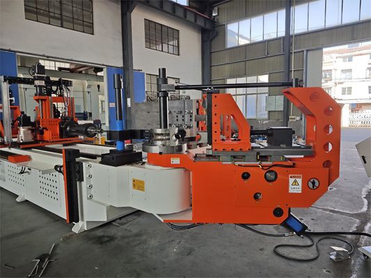 DW130CNC10A3S-T otomatik CNC boru tüp bükme makinesi 5.5 inç boru bükme 10 eksenli itme bükme ile